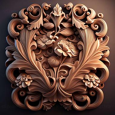 3D model ornate (STL)